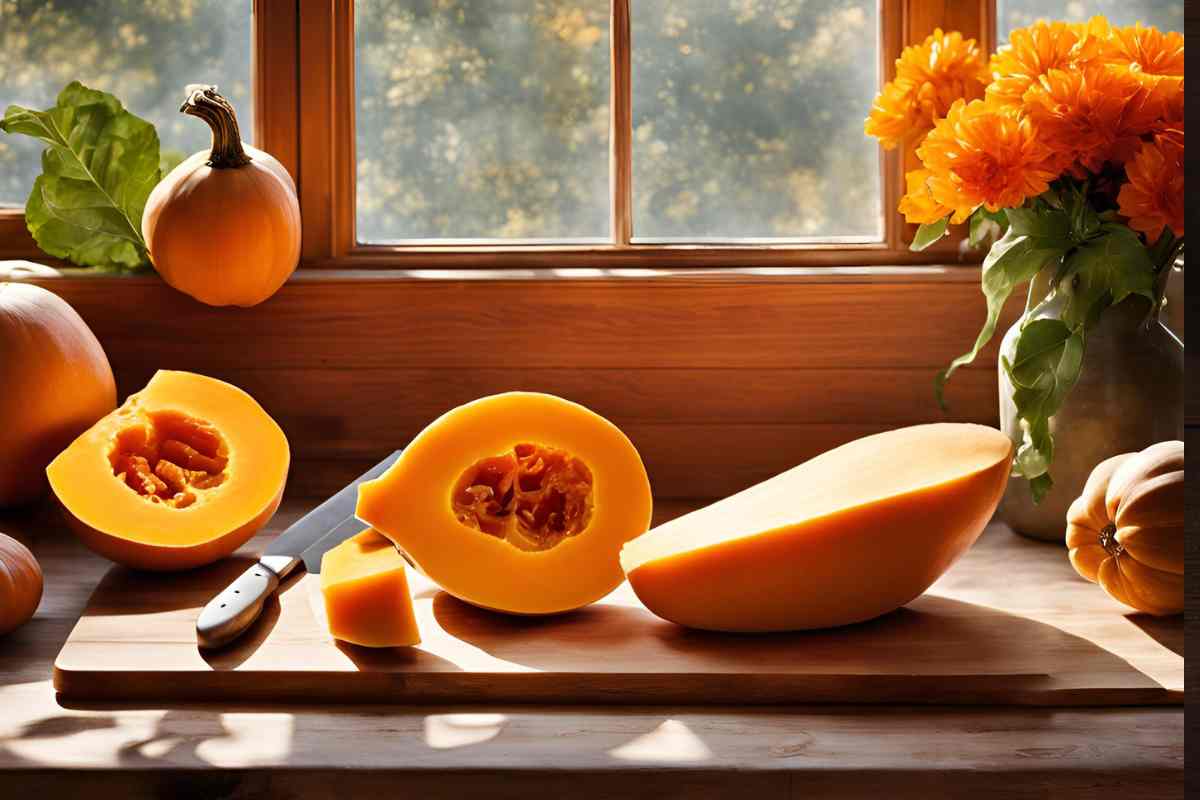 pulire zucca butternut