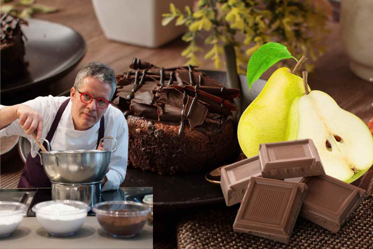 Ernst Kramm e il tortino di pere e cioccolato