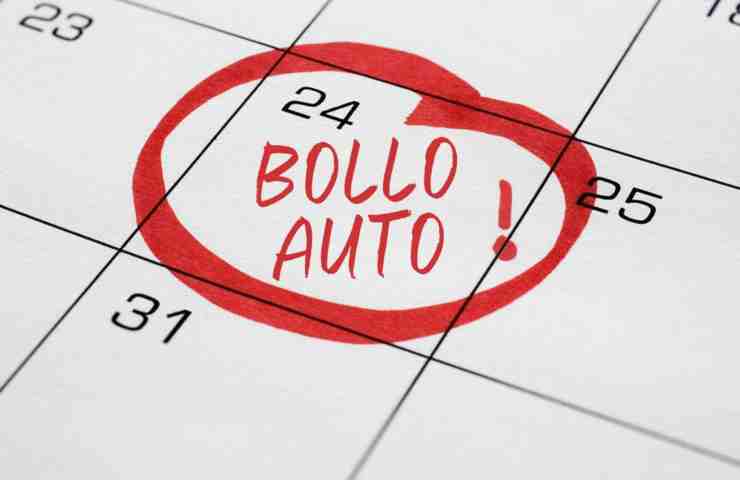 scadenza bollo auto