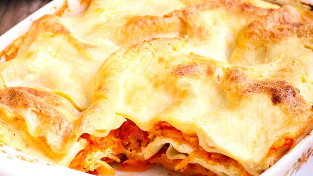 lasagna zucca e speck