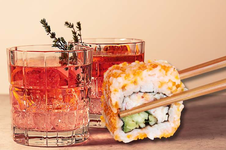 cocktail perfetto con il sushi