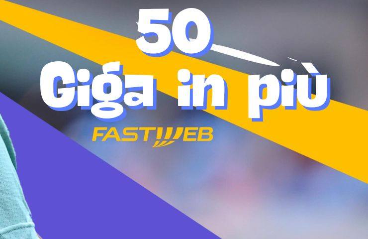 50 Giga in regalo