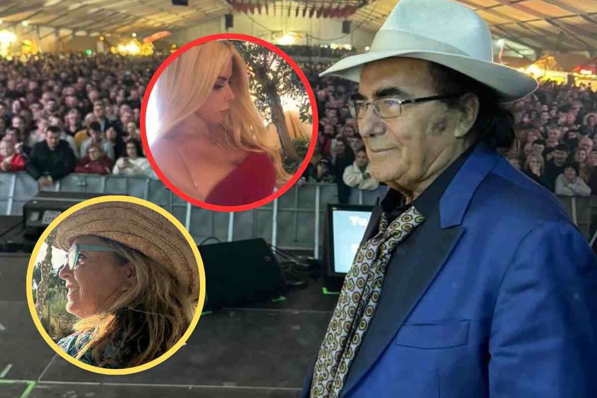 Al Bano e, in piccolo, Romina Power e Loredana Lecciso