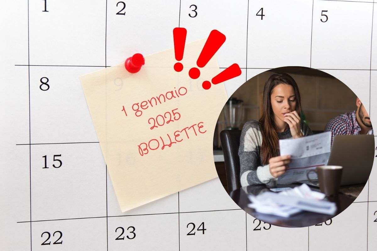 Bollette novità 1 gennaio 2025