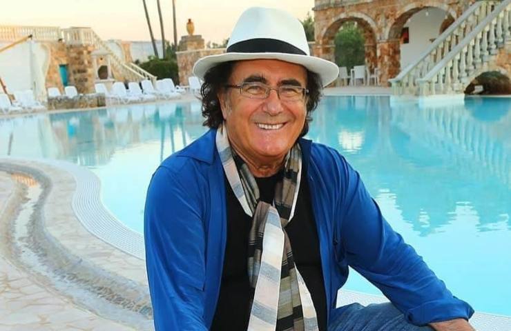 Al Bano sorridente in posa