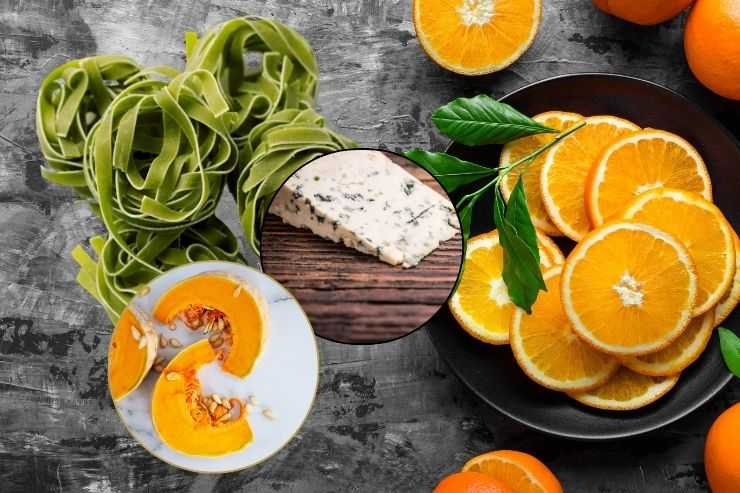 Ingredienti freschi per la preparazione della ricetta