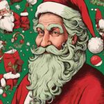 Evoluzione cromatica di Babbo Natale