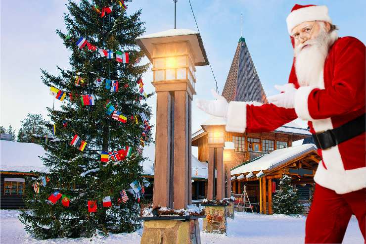 babbo natale villaggio Lapponia