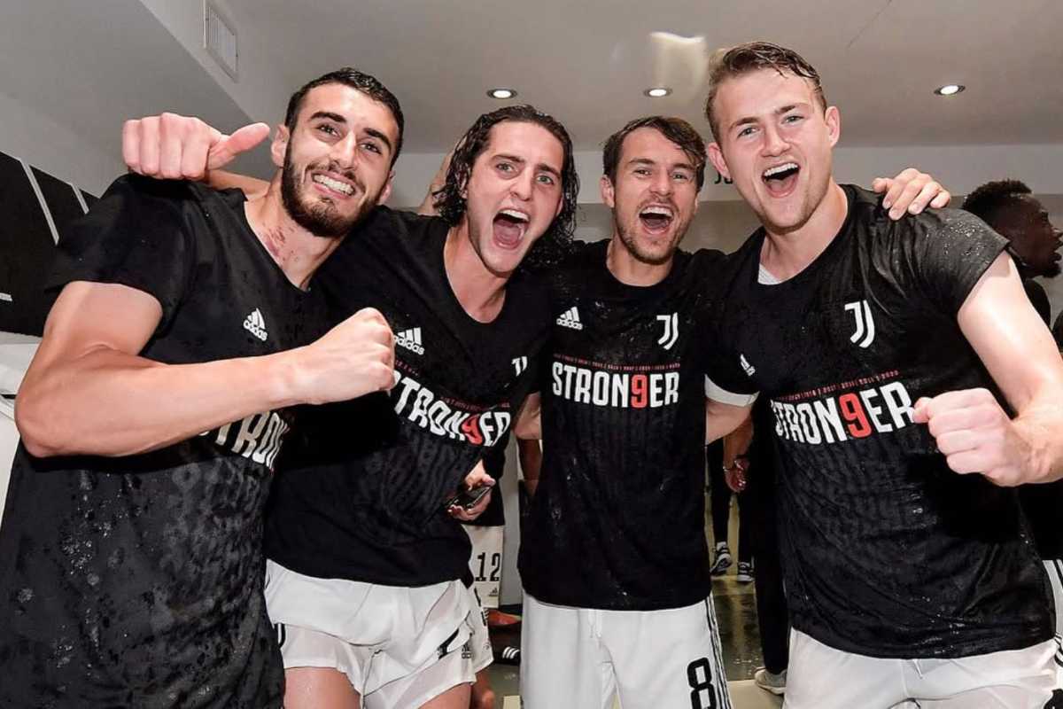 Festeggiamenti ultimo scudetto Juve