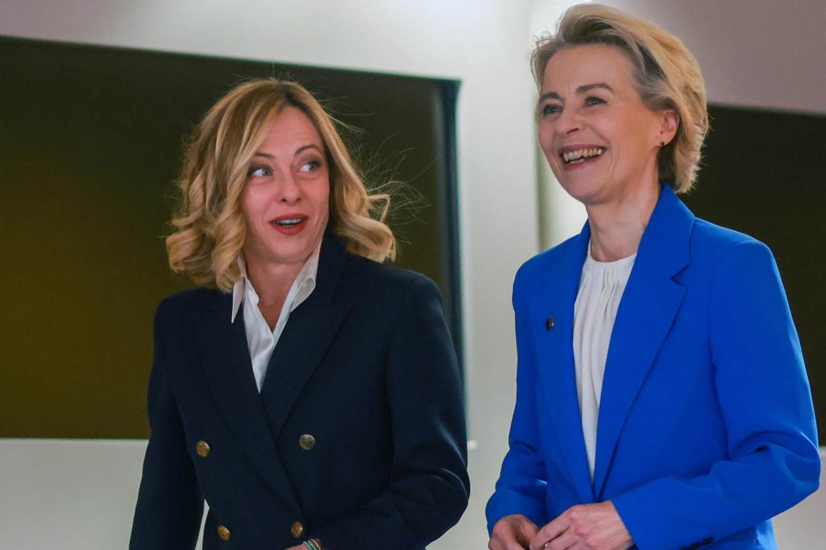 giorgia meloni e ursula von der leyen