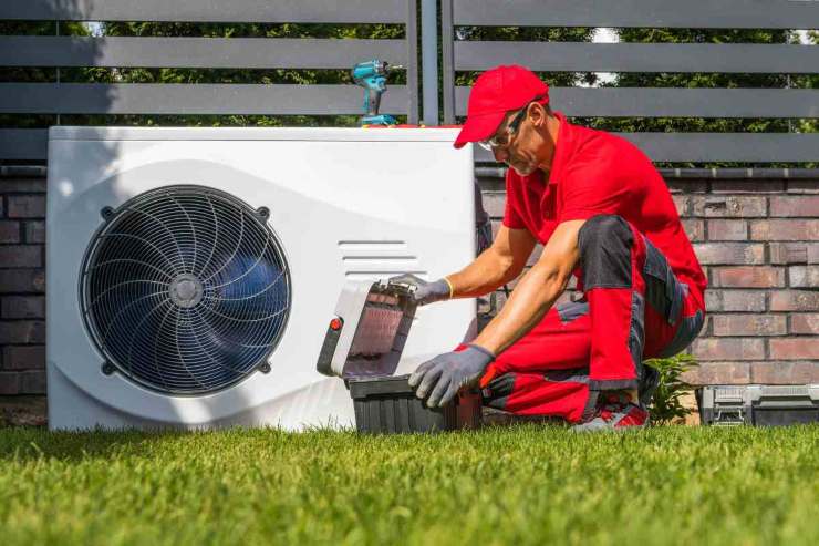 Pompa di calore e tecnico